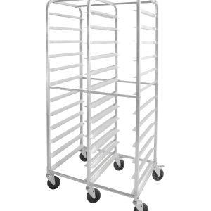This is an image of a double bun pan rack by Thorinox. Thorinox is a high-quality stainless steel equipment for restaurants and other types of work stations.