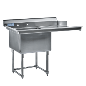 This is an image of stainless steel dishwasher sink by Thorinox. Thorinox is a high-quality stainless steel equipment for restaurants and other types of work stations.