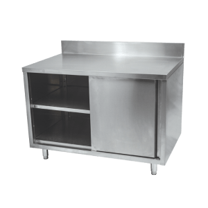This is an image of a cabinet by Thorinox. Thorinox is a high-quality stainless steel equipment for restaurants and other types of work stations.
