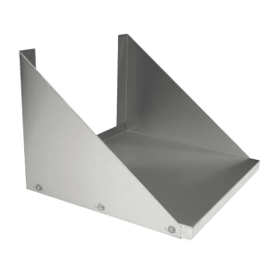 This is an image of a stainless steel microwave shelf by Thorinox. Thorinox is a high-quality stainless steel equipment for restaurants and other types of work stations.