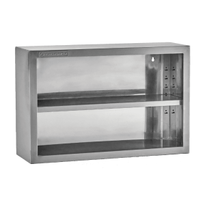 Ceci est une image d'une armoire en acier inoxydable de Thorinox. Thorinox est un équipement en acier inoxydable de haute qualité destiné aux restaurants et autres types de postes de travail.