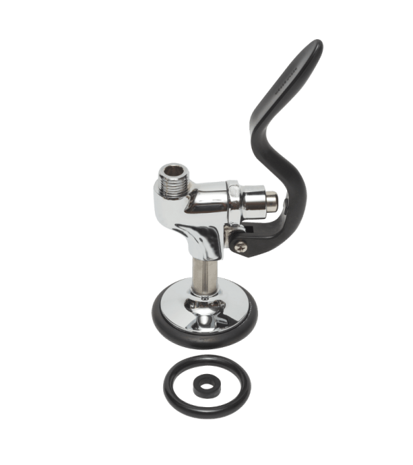 This is an image of faucet accessories by Thorinox. Thorinox is a high-quality stainless steel equipment for restaurants and other types of work stations.