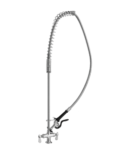 This is an image of a faucet by Thorinox. Thorinox is a high-quality stainless steel equipment for restaurants and other types of work stations.